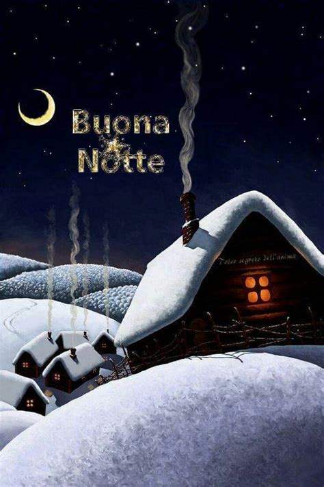 buonanotte inverno|immagini buonanotte con neve.